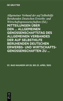 Bad Nauheim Am 20. Bis 23. April 1920