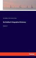 Ibn Khallikan's Biographical Dictionary