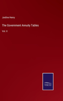 The Government Annuity Tables