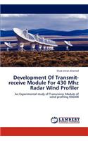 Development Of Transmit-receive Module For 430 Mhz Radar Wind Profiler