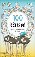 100 Ratsel: Der XXL Labyrinth-Block fur Kinder ab 4
