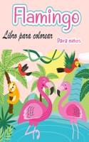Libro para colorear de flamencos para ninos