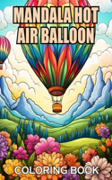 Mandala Hot Air Balloon Coloring Book