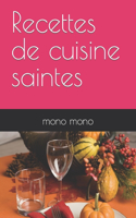 Recettes de cuisine saintes