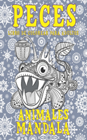 Libro de colorear para adultos - Mandala - Animales - Peces