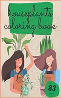 Houseplants Coloring Book