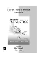 Essential Statistics, Student Solutions Manual
