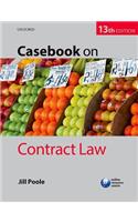 Casebook on Contract Law, 13th Ed.