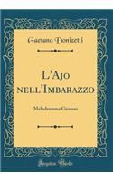 L'Ajo Nell'imbarazzo: Melodramma Giocoso (Classic Reprint)