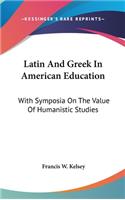 Latin And Greek In American Education