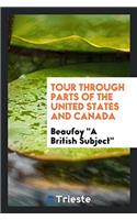 Tour Through Parts of the United States and Canada