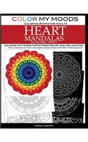 Color My Moods Coloring Books for Adults, Day and Night Heart Mandalas (Volume 3)