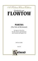 Martha: German, English Language Edition, Vocal Score