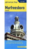 Murfreesboro, Tennessee Pocket Map