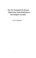 New Testament On Women - What Every Man Should Know