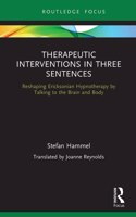 Therapeutic Interventions in Three Sentences