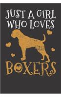 Boxer Dog Gift Notebook