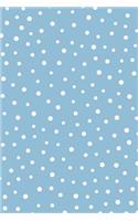 Trendy Polka Dots Design Notebook: Dot Grid Journal 6 X 9