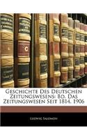 Geschichte Des Deutschen Zeitungswesens