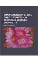 Enarrationes in S. Jesu Christi Evangelium Secundum Joannem Volume . 1