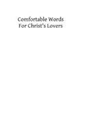 Comfortable Words for Christ's Lovers