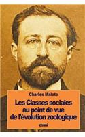 Les Classes sociales au point de vue de l'évolution zoologique
