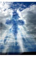 A Cross in the Clouds in a Blue Sky Journal: 150 Page Lined Notebook/Diary