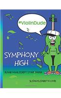#Violindude Blank Manuscript Staff Paper: Blank Sheet Music for Kids, Tweens & Teens