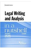 Legal Writing and Analysis in a Nutshell