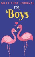 Gratitude Journal for Boys: Gratitude Journal With Flamingo Inspirational Quotes, daily practice, to cultivate happiness