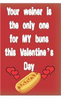 Your Weiner is the only one for my buns this Valentine's Day