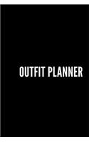 Black Outfit Planner, Simple, Minimalist and Classy Outfit Planner: Plan your outfit with this planner and have tons of fun choosing the style of the clothes in your wardrobe.