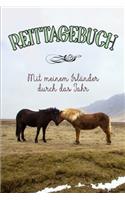 Reittagebuch: Mit meinem Isländer durch das Jahr / Das Reittagebuch zum Eintragen für über 200 Reiteinheiten / Jahreskalender / Geschenkidee Islandpferd