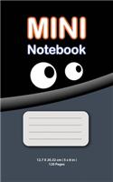 Mini Notebook for Kids - 5 x 8 inches, 120 pages, College ruled - ( black edition )