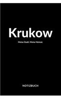 Krukow: Notizbuch / Notizblock A5 Punktraster - 120 Seiten Notizblock / Journal / Notebook für deine Stadt