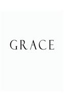 Grace: Black and White Decorative Book to Stack Together on Coffee Tables, Bookshelves and Interior Design - Add Bookish Charm Decor to Your Home - Stack D