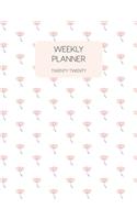 Weekly Planner Twenty Twenty: 2020 Dated Weekly Planner With To Do Notes & Inspirational Quotes - Simple Floral(11 Motivational Floral Calendar Planners)