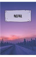 Nepal: Ruled Travel Diary Notebook or Journey Journal - Lined Trip Pocketbook for Men and Women with Lines