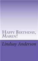 Happy Birthday, Maren!