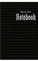 Black Grid Notebook
