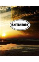 Sketchbook : Sunset: 120 Pages of 8.5 x 11 Blank Paper for Drawing, Doodling or Sketching (Sketchbooks)