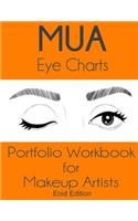 MUA Eye Charts Portfolio Workbook for Makeup Artists Enid Edition
