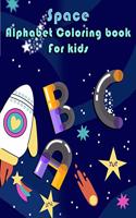 Space Alphabet Coloring Book for Kids