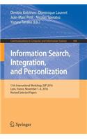 Information Search, Integration, and Personlization