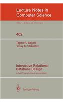 Interactive Relational Database Design: A Logic Programming Implementation
