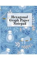 Hexagonal Graph Paper Notepad: Hexagon Notebook (.2" per side, small) - Draw, Doodle, Craft, Tilt, Quilt, Video Game & Mosaic Decoration Project Composition Note Book With Lazy Sl