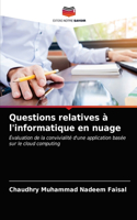 Questions relatives à l'informatique en nuage