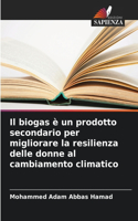 biogas è un prodotto secondario per migliorare la resilienza delle donne al cambiamento climatico