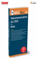 Taxmann's Telecommunications Act 2023 with Rules [Bare Act with Section Notes] â€“ Definitive Legal Guideâ€”for Telecom Professionals | Legal Experts | Policymakers, et al.
