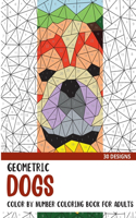 Geometric Dogs Color by Number